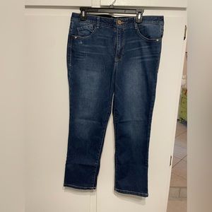 Democracy Ab-Solution cropped, straight leg jeans